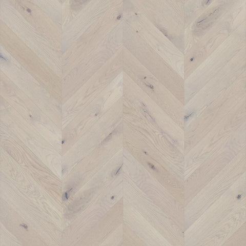 Mirage Chevron White Oak Snowdrift Character Brushed