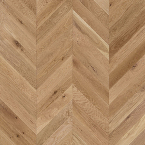 Mirage Chevron White Oak Natural Character Brushed