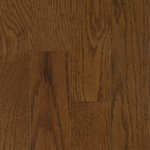 2 1/4" x 3/4" Select/#1c Red Oak - Prefinished Warm Walnut